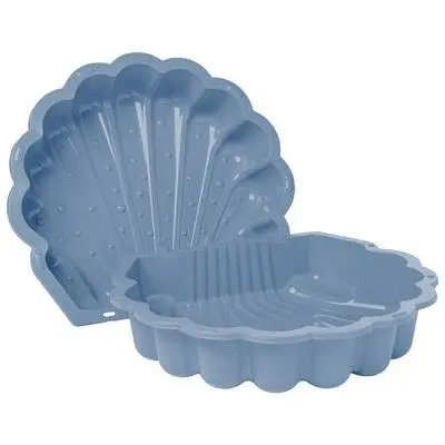 Schelp zandbak blauw summertime