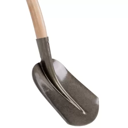 Schepbats – Maat 0 – Gehard staal – Essenhouten steel – 100 cm