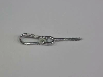 Schommelhaak met schroefdraad Totale lengte: 220 mm - afbeelding 1