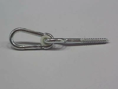 Schommelhaak met schroefdraad Totale lengte: 220 mm - afbeelding 2