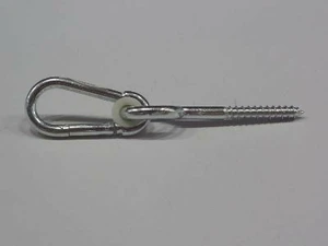 Schommelhaak met schroefdraad Totale lengte: 220 mm - afbeelding 2