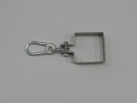 Schommelring Vierkant: 90x90 mm - afbeelding 1