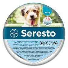 Seresto Vlooien-/Tekenband Hond Klein tot 8kg (1 stuk)