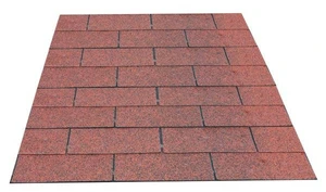 Dakshingles per pak à 3 m2, rood.