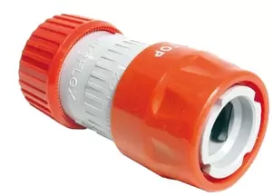 Snelkoppeling ø 12-18mm met stop en slanghouder (pvc) op kaart