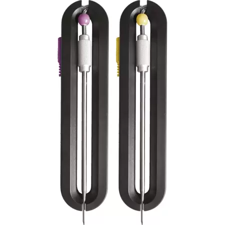 Sondes BBQ thermometer (geel en paars)