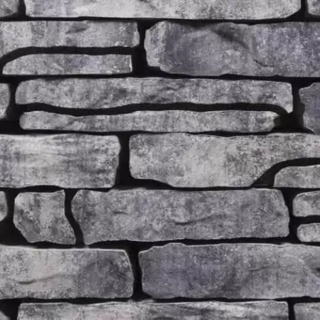 Stonewalling grijs/zwart 18x42x8cm
