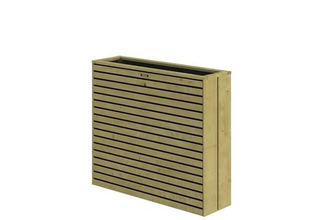 Terrasbloembak Elan Excellent, 93 x 30 x 103 cm, groen geïmpregneerd
