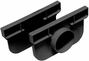 Top Drain set met 2 eindkappen, waarvan 1 met zijuitlaat mogelijkheid ø 50mm