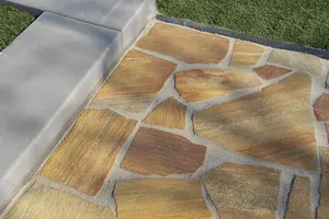 Traptrede massief 100x40x18cm grijs - afbeelding 2