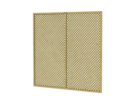 Trellis scherm Jasmijn 180 Excellent, 180 x 180 cm, groen geïmpregneerd