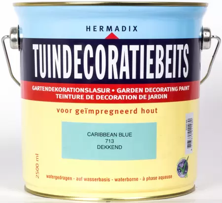 Tuindecoratiebeits 713 2.5l blauw