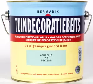 Tuindecoratiebeits 714 2.5l blauw