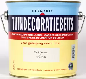 Tuindecoratiebeits 717 2.5l taupe white