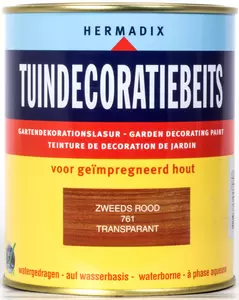 Tuindecoratiebeits 761 750ml rood