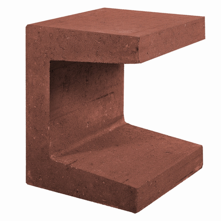 U-Element 40x40x50 corten/bruin