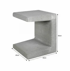 U-Element 40x40x50cm grijs - afbeelding 1