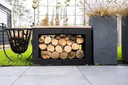 U-Element 40x40x50cm zwart - afbeelding 2