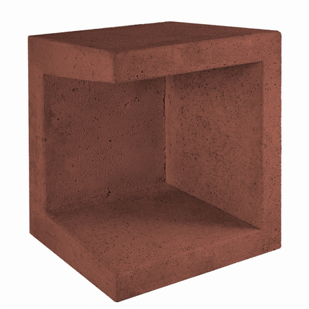 U-Element Hoek 40x40x50 corten/bruin