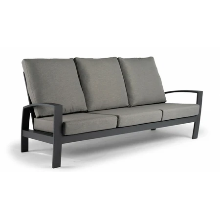Valencia Lounge Bench 3-Seater Charcoal
