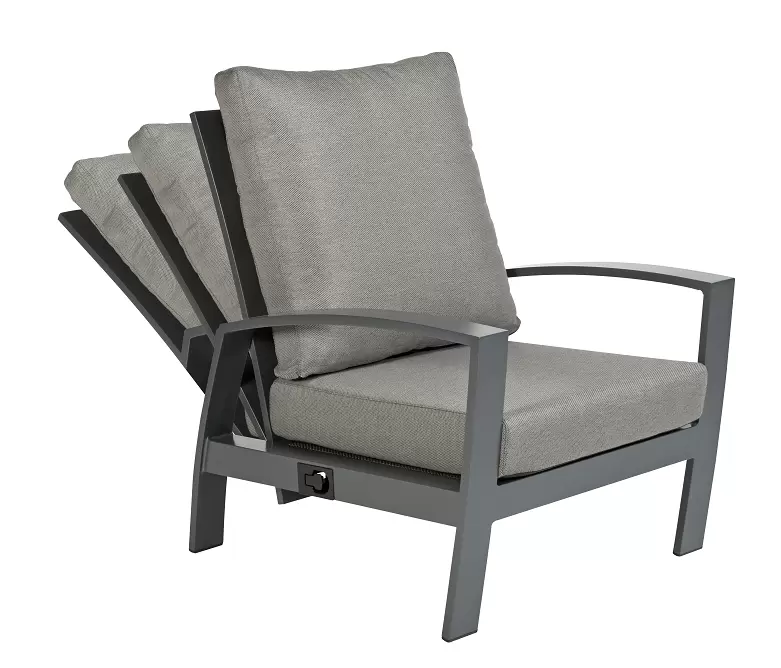 afstand Onderhandelen Ringlet Valencia Lounge Chair Swiss Fabrics all weather kussens en verstelbare rug  (gaslift) - GroenRijk de Wilskracht