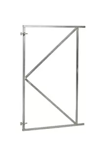 Verstelbaar stalen poortframe 100x155 vuurverzinkt.