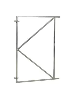 Verstelbaar stalen poortframe 120x155 vuurverzinkt.