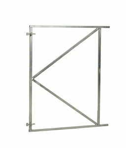 Verstelbaar stalen poortframe 150 x 155 cm, vuurverzinkt.