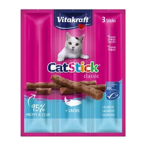 Vitakraft Cat Stick Zalm (3 stuks)