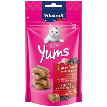 Vitakraft Cat Yums Superfood Vlierbes (40g)