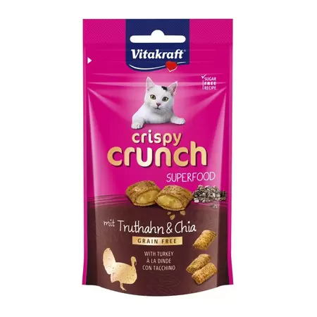 Vitakraft Crispy Crunch Kalkoen & Chia (60g)