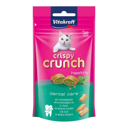 Vitakraft Crispy Crunch met pepermuntolie (60g)