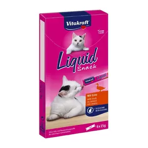 Vitakraft Liquid Snack Eend & B-Glucaan (6 stuks)
