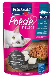 Vitakraft Poesie Delice Kabeljauw (85g)