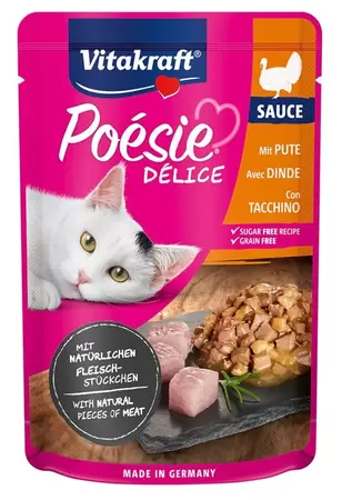 Vitakraft Poesie Delice Kalkoen (85g)