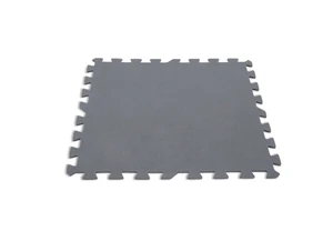 Vloerbeschermer grijs 50x50cm 8st