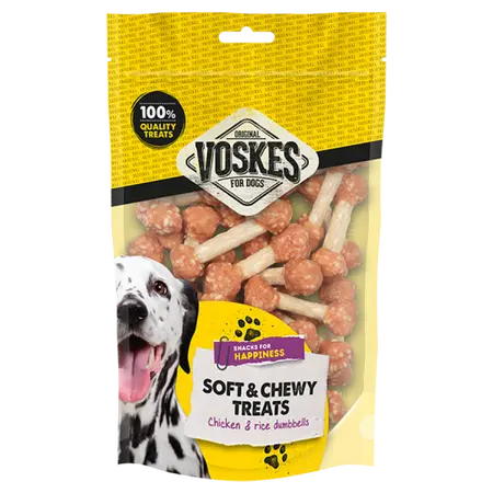Voskes halters kip&rijst 400gr
