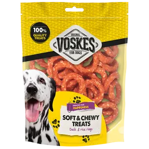 Voskes ringen eend & rijst 400gr
