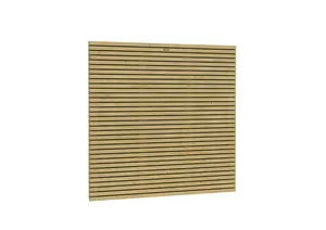 Vuren tuinscherm Elan Excellent, 194 x 180 x 4,2 cm, groen geïmpregneerd