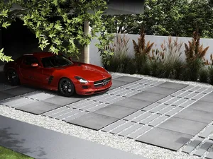 Wecko tegel 100x100x12cm antraciet - afbeelding 2