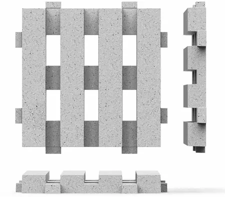 Wecko tegel 100x100x12cm grijs - afbeelding 1