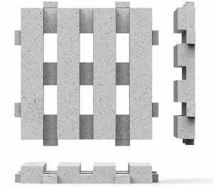 Wecko tegel 100x100x12cm grijs - afbeelding 1