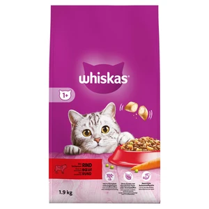 WHhiskas Adult Kattenbrokken Rund - Zak 1,9 Kg