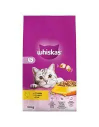 Whiskas Adult Kattenbrokken Kip - Zak 3,8 Kg