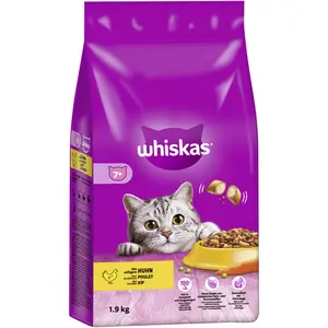 Whiskas Senior kattenbrokken Kip (1.9kg)