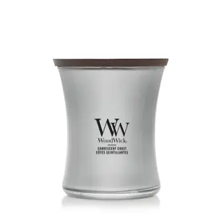 WoodWick Candescent Coast Medium Candle - Silver