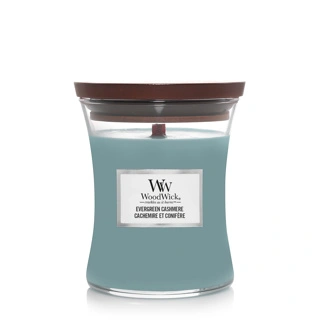 WoodWick candle Evergreen Cashmere Medium Candle *per 01/10/2023