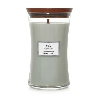 WoodWick candle Lavender & Cedar Large Candle