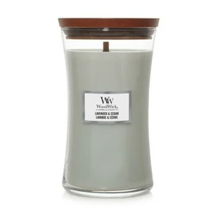 WoodWick candle Lavender & Cedar Large Candle