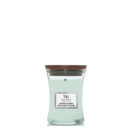 WoodWick candle Sagewood & Seagrass Mini Candle